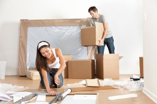 Local removals team planning a house move in New Eltham