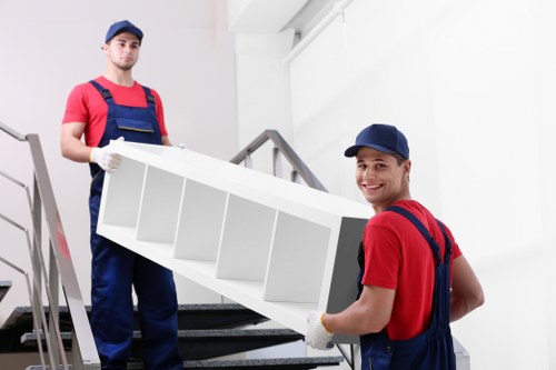 Van moving boxes and furniture for a Neweltham quote example